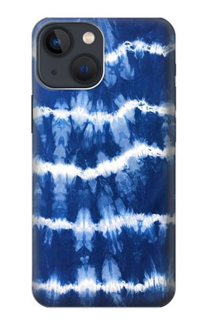 S3671 Tie Dye bleu Etui Coque Housse pour iPhone 14