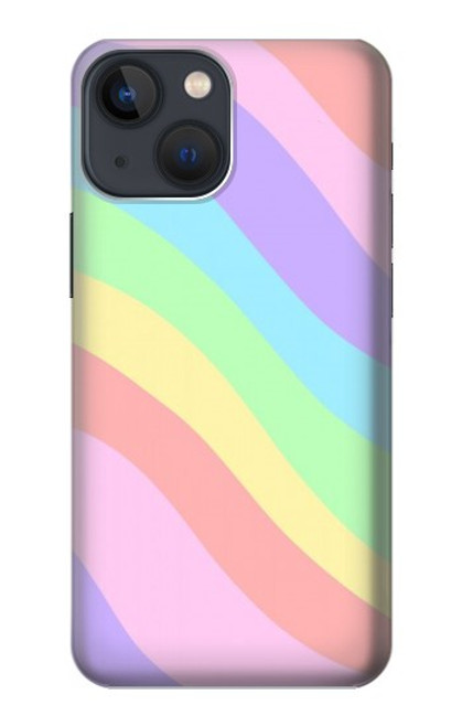 S3810 Vague d'été licorne pastel Etui Coque Housse pour iPhone 14