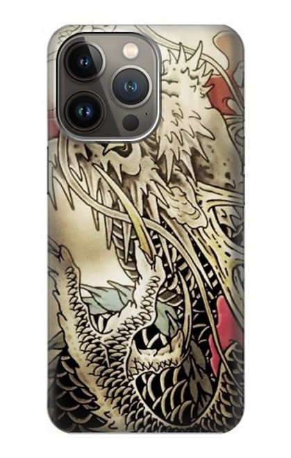 S0122 Yakuza Tatouage Etui Coque Housse pour iPhone 14 Pro