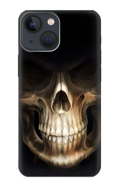 S1107 Crâne Visage Faucheuse Etui Coque Housse pour iPhone 14 Plus