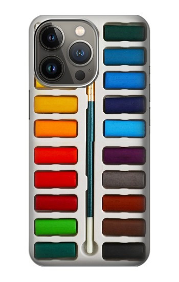 S3243 Ensemble de peinture aquarelle Etui Coque Housse pour iPhone 14 Pro Max