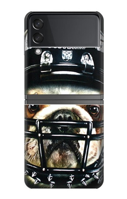 S0098 Bouledogue Football américain Etui Coque Housse pour Samsung Galaxy Z Flip 4