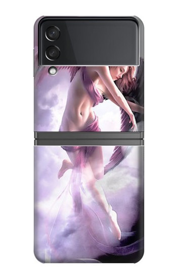 S0407 fantaisie Ange Etui Coque Housse pour Samsung Galaxy Z Flip 4