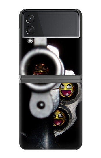 S1109 sourire pistolet Etui Coque Housse pour Samsung Galaxy Z Flip 4