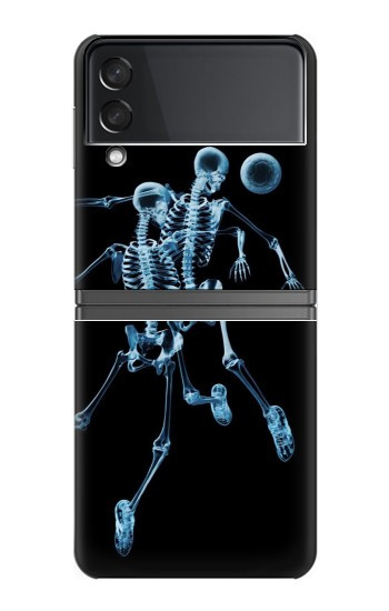 S1111 Football X-ray Etui Coque Housse pour Samsung Galaxy Z Flip 4