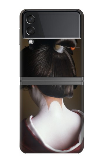S1337 Japon Geisha Etui Coque Housse pour Samsung Galaxy Z Flip 4