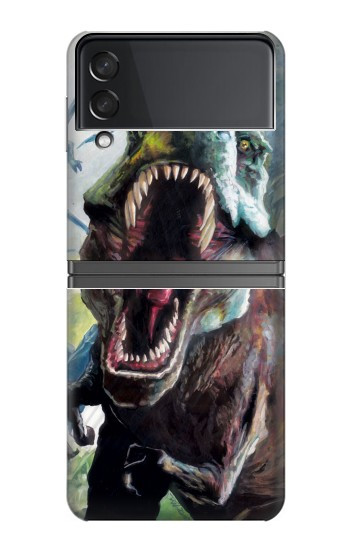 S1453 Dinosaur Trex Tyrannosaurus Rex Etui Coque Housse pour Samsung Galaxy Z Flip 4