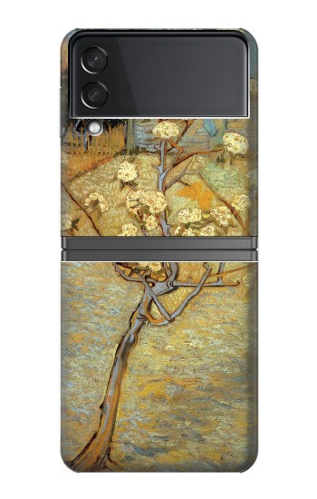 S1978 Van Gogh Lettre poire Etui Coque Housse pour Samsung Galaxy Z Flip 4
