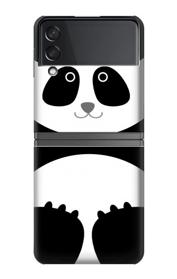 S2085 Panda minimaliste Etui Coque Housse pour Samsung Galaxy Z Flip 4