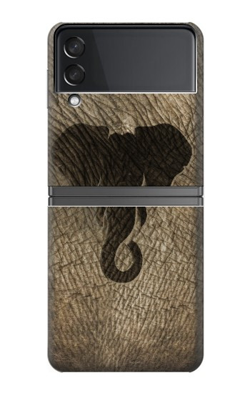 S2516 Elephant Peau Imprimé graphique Etui Coque Housse pour Samsung Galaxy Z Flip 4