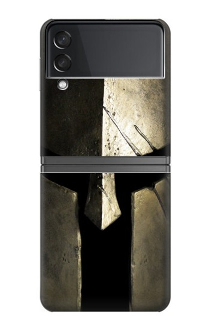 S2673 Spartan Guerrier Casque Etui Coque Housse pour Samsung Galaxy Z Flip 4