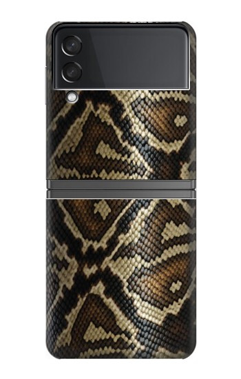 S2712 Anaconda Amazon Serpent Motif imprimé Peau Etui Coque Housse pour Samsung Galaxy Z Flip 4