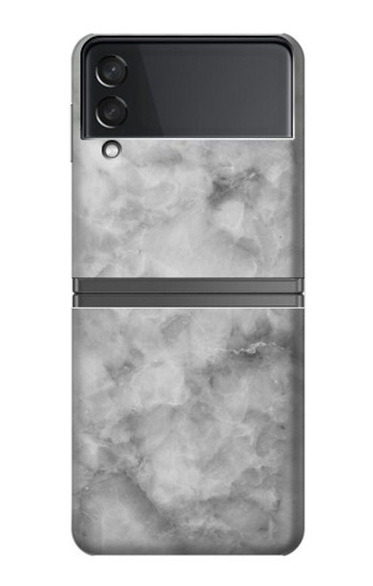 S2845 Texture en marbre gris Etui Coque Housse pour Samsung Galaxy Z Flip 4