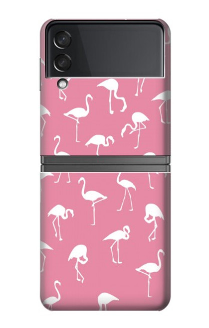 S2858 Motif Flamant rose Etui Coque Housse pour Samsung Galaxy Z Flip 4