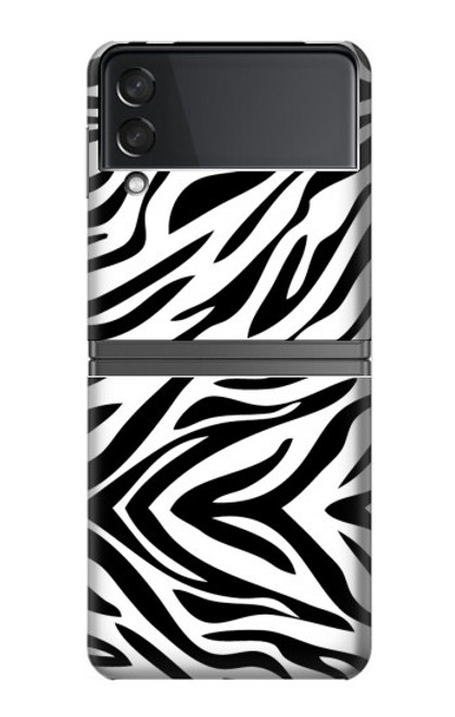 S3056 Zèbre Texture Imprimé graphique Peau Etui Coque Housse pour Samsung Galaxy Z Flip 4