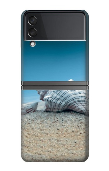 S3213 Coquilles de mer sous la mer Etui Coque Housse pour Samsung Galaxy Z Flip 4