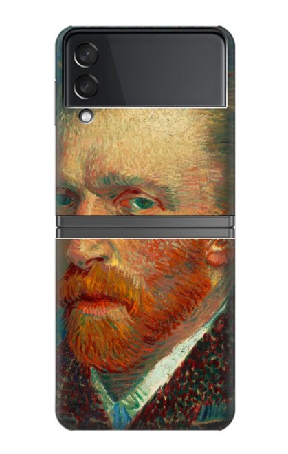 S3335 Vincent Van Gogh Autoportrait Etui Coque Housse pour Samsung Galaxy Z Flip 4