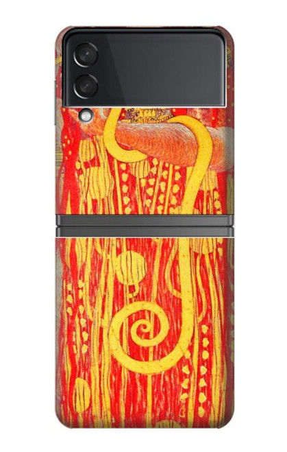 S3352 Gustav Klimt Médecine Etui Coque Housse pour Samsung Galaxy Z Flip 4