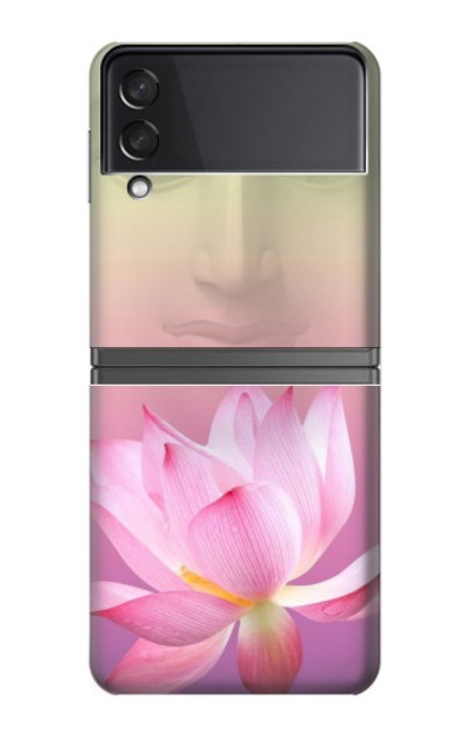 S3511 Fleur de lotus Bouddhisme Etui Coque Housse pour Samsung Galaxy Z Flip 4