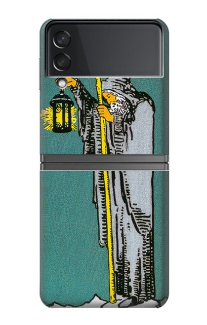 S3741 Carte de tarot l'ermite Etui Coque Housse pour Samsung Galaxy Z Flip 4