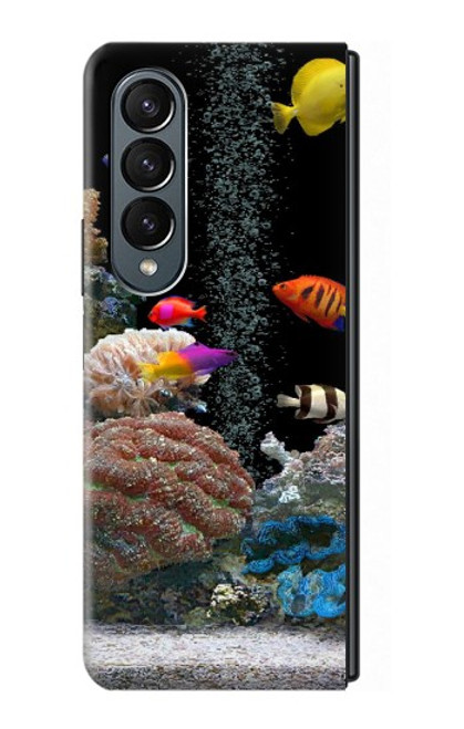 S0226 L'aquarium Etui Coque Housse pour Samsung Galaxy Z Fold 4