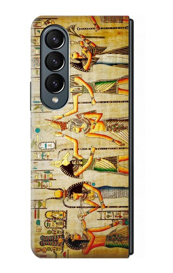 S0272 Egypte murale Art Etui Coque Housse pour Samsung Galaxy Z Fold 4