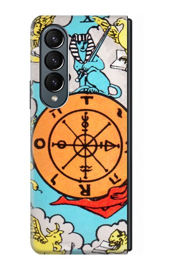 S0564 Tarot Fortune Etui Coque Housse pour Samsung Galaxy Z Fold 4