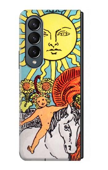 S0565 Le Soleil tarots Etui Coque Housse pour Samsung Galaxy Z Fold 4