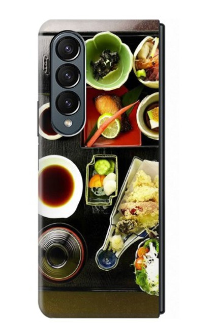 S0627 Nourriture japonaise Etui Coque Housse pour Samsung Galaxy Z Fold 4