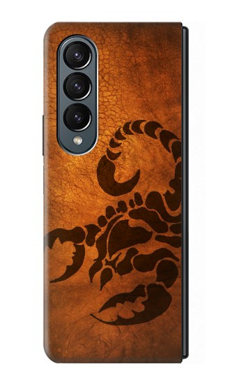 S0683 Scorpion Tatouage Etui Coque Housse pour Samsung Galaxy Z Fold 4