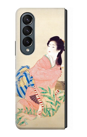 S0889 Japon Kimono Etui Coque Housse pour Samsung Galaxy Z Fold 4