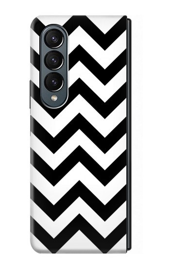 S1613 Chevron Zigzag Etui Coque Housse pour Samsung Galaxy Z Fold 4