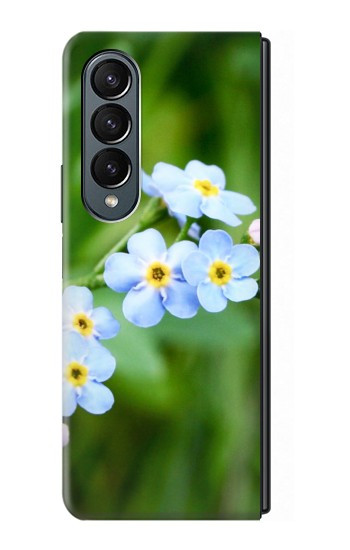 S1818 Ne m'oublie pas Etui Coque Housse pour Samsung Galaxy Z Fold 4