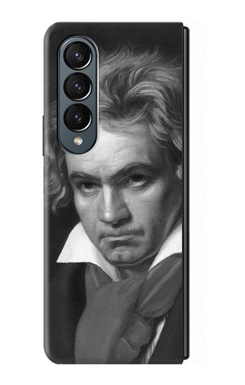 S1930 Beethoven Etui Coque Housse pour Samsung Galaxy Z Fold 4