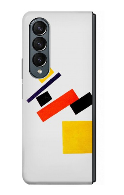 S1958 Malevitch suprématisme Etui Coque Housse pour Samsung Galaxy Z Fold 4