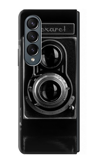 S1979 Caméra millésimé Etui Coque Housse pour Samsung Galaxy Z Fold 4