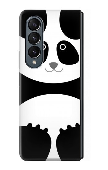 S2085 Panda minimaliste Etui Coque Housse pour Samsung Galaxy Z Fold 4