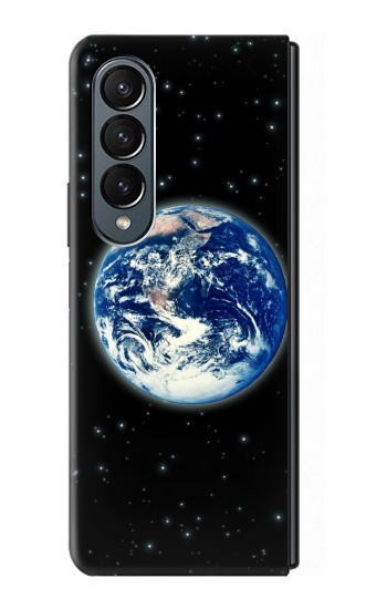 S2266 La planète Terre de l'Étoile nébuleuse espace Etui Coque Housse pour Samsung Galaxy Z Fold 4