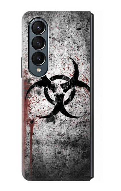 S2440 Risque biologique biorisques Etui Coque Housse pour Samsung Galaxy Z Fold 4