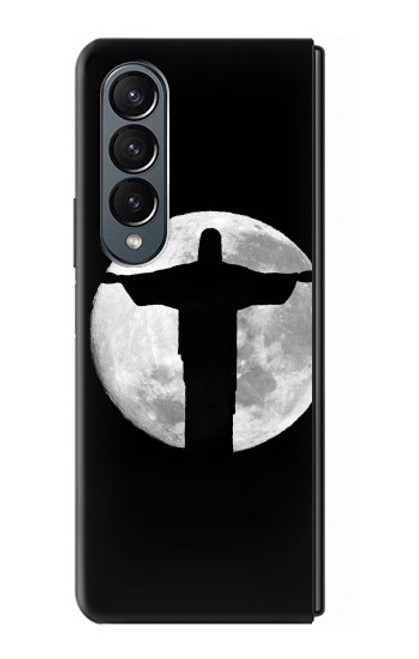 S2511 Jésus-Christ Statue Rio de Janeiro Etui Coque Housse pour Samsung Galaxy Z Fold 4