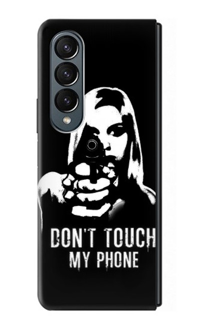 S2518 Ne touche pas mon téléphone Etui Coque Housse pour Samsung Galaxy Z Fold 4