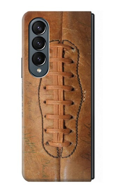 S2554 Vieux millésimé balle Etui Coque Housse pour Samsung Galaxy Z Fold 4