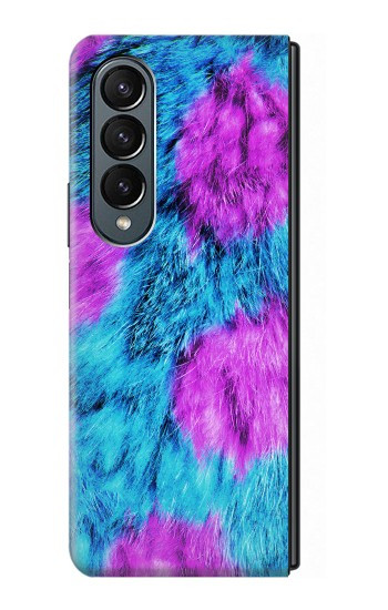 S2757 Monstre de fourrure Motif graphique Peau Etui Coque Housse pour Samsung Galaxy Z Fold 4