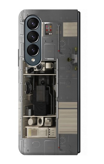 S2814 Vaisseau spatial Apollo Etui Coque Housse pour Samsung Galaxy Z Fold 4