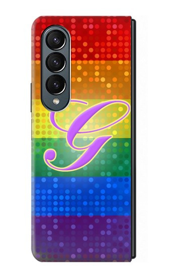 S2899 Arc en ciel LGBT Gay Pride Drapeau Etui Coque Housse pour Samsung Galaxy Z Fold 4