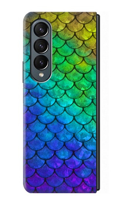 S2930 Sirène écailles de poisson Etui Coque Housse pour Samsung Galaxy Z Fold 4