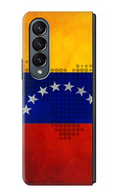 S2974 Venezuela Football Football Etui Coque Housse pour Samsung Galaxy Z Fold 4