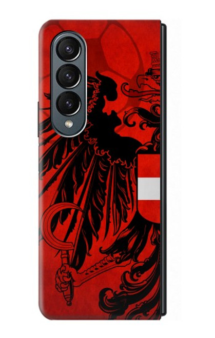 S3004 Autriche Football Football Etui Coque Housse pour Samsung Galaxy Z Fold 4