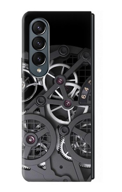 S3176 A l'intérieur Montre Noir Etui Coque Housse pour Samsung Galaxy Z Fold 4