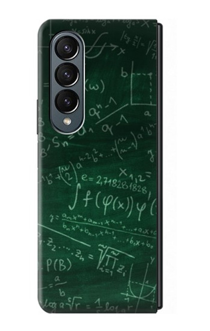 S3190 Formule Math Vertboard Etui Coque Housse pour Samsung Galaxy Z Fold 4
